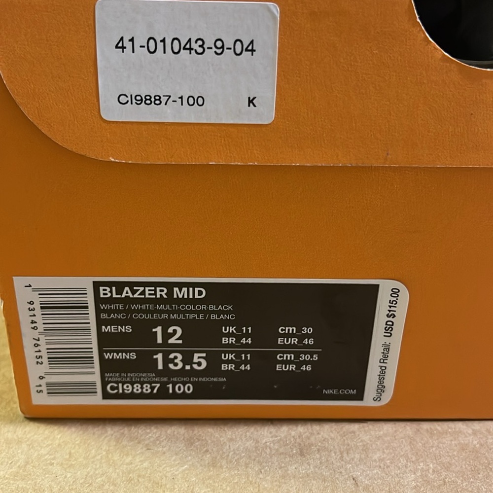 Nike Blazer Patchwork Mid Size 12 - image 2